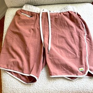 Vuori Banks Hybrid Shorts | Terracota Linen in Medium